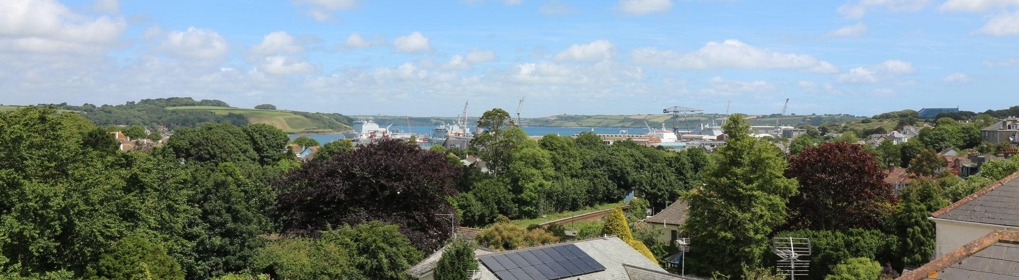 View from 2nd floor Dolvean House Bed & Breakfast | Accommodation