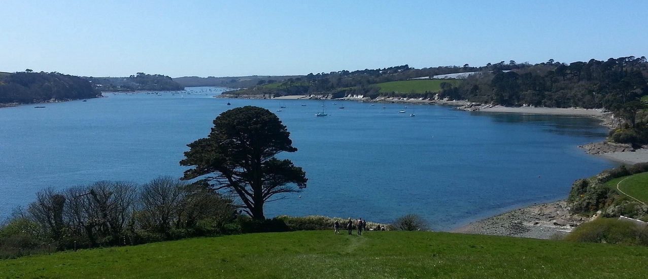 A great view looking up Helford River near Falmouth